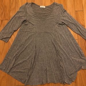 Luxe gray tunic